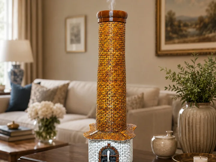 Queimador de incenso decorativo